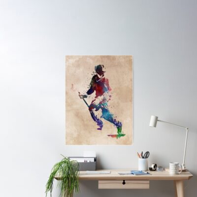 Lacrosse Player Art 3 #Sport #Lacrosse Poster Official Lacrosse Merch