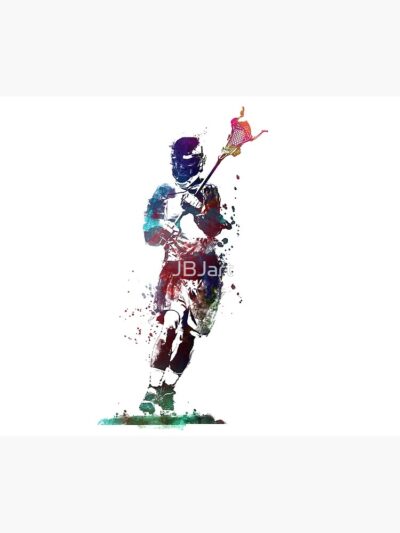 Lacrosse Player Art 2 #Sport #Lacrosse Tapestry Official Lacrosse Merch