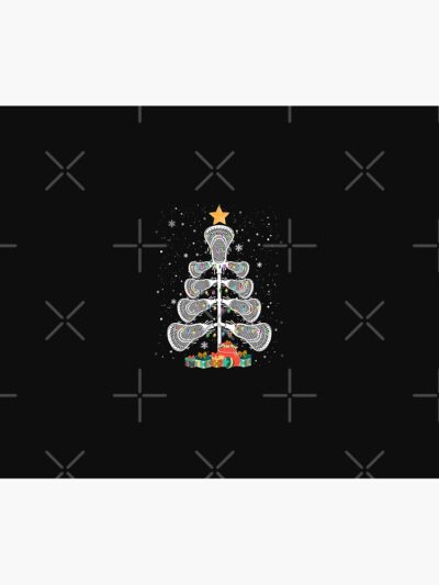 Lacrosse Christmas Tree Light Funny Tta Tapestry Official Lacrosse Merch