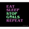 Eat Sleep Stop Goals Repeat | Lacrosse Player Gift | Game Day Shirt | Lacrosse Accessories | Lacrosse Shirt | Lacrosse | Lacrosse Coach | Lacrosse Coach Gift | Lacrosse Mom | Lacrosse Dad Tapestry Official Lacrosse Merch