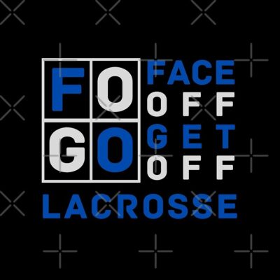 Lacrosse Team Player Face Off Tote Bag Official Lacrosse Merch