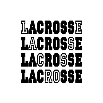 Lacrosse Word Tote Bag Official Lacrosse Merch