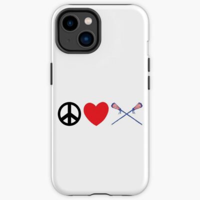 Peace Love Lacrosse Iphone Case Official Lacrosse Merch