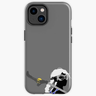 Lacrosse Girl In Blue Iphone Case Official Lacrosse Merch