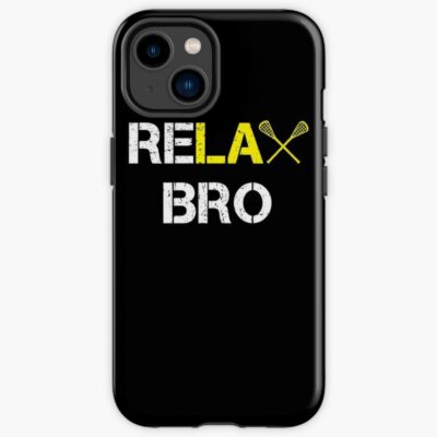 Relax Bro Funny Lacrosse Iphone Case Official Lacrosse Merch