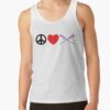 Peace Love Lacrosse Tank Top Official Lacrosse Merch