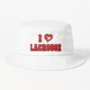 I Love Lacrosse Bucket Hat Official Lacrosse Merch