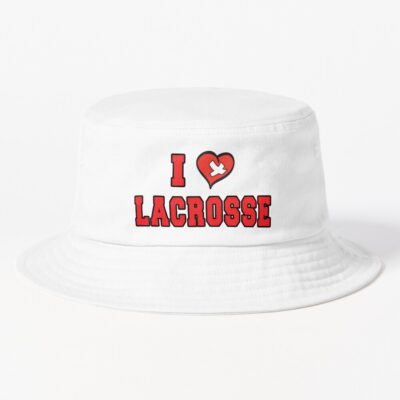 I Love Lacrosse Bucket Hat Official Lacrosse Merch