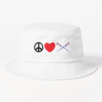 Peace Love Lacrosse Bucket Hat Official Lacrosse Merch