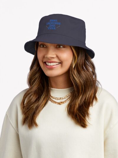 Best Lacrosse Dad Blue Bucket Hat Official Lacrosse Merch