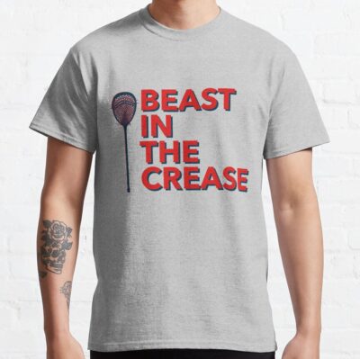 Lacrosse Goalie: Beast In The Crease T-Shirt Official Lacrosse Merch