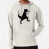 Dinosaur Playing Lacrosse Hoodie Official Lacrosse Merch