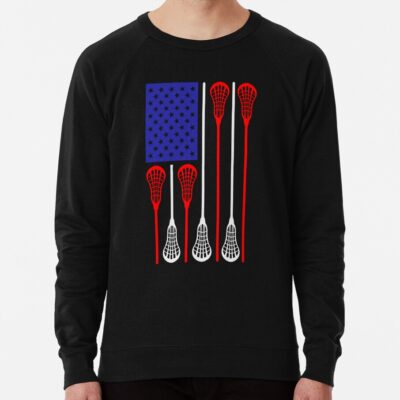 Lacrosse Usa Flag Lacrosse Player Sweatshirt Official Lacrosse Merch