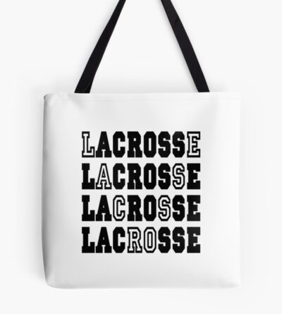 Lacrosse Word Tote Bag Official Lacrosse Merch