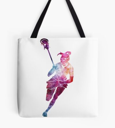 Galaxy Lacrosse Vector Tote Bag Official Lacrosse Merch