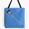 Blue Lacrosse Stick Tote Bag Official Lacrosse Merch