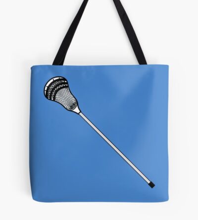 Blue Lacrosse Stick Tote Bag Official Lacrosse Merch