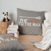 Awesome Lacrosse & Lax Gift For Men & Women Relax To The Max Lacrosse Throw Pillow Official Lacrosse Merch