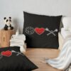 Peace Love Lacrosse Throw Pillow Official Lacrosse Merch