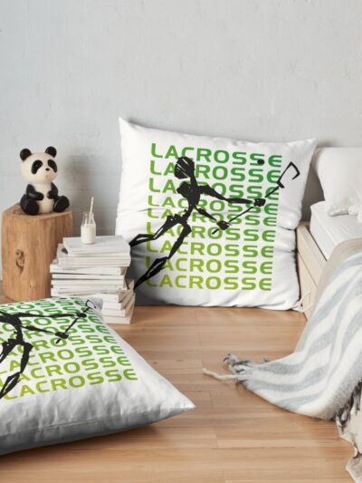 Lacrosse Throw Pillow Official Lacrosse Merch