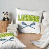 Lacrosse Throw Pillow Official Lacrosse Merch