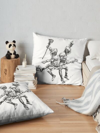 The Celly Throw Pillow Official Lacrosse Merch