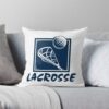 Lacrosse Throw Pillow Official Lacrosse Merch