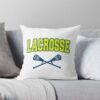 Lacrosse Throw Pillow Official Lacrosse Merch