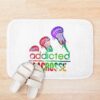 Lacrosse Addicted Watercolor Bath Mat Official Lacrosse Merch