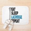 Eat. Sleep. Lacrosse. Repeat. Lacrosse Design Bath Mat Official Lacrosse Merch