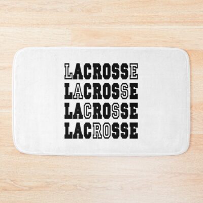 Lacrosse Word Bath Mat Official Lacrosse Merch