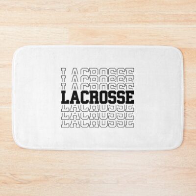 Lacrosse Shirt, Lacrosse Gift For Lacrosse Player, Lacrosse Mom Shirt, Lacrosse Dad Shirt, Lax Shirt, Lacrosse Coach Gift Bath Mat Official Lacrosse Merch