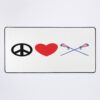 Peace Love Lacrosse Mouse Pad Official Lacrosse Merch