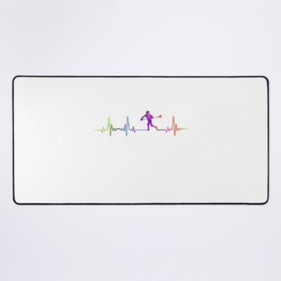 Lacrosse Heartbeat Watercolor Mouse Pad Official Lacrosse Merch