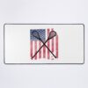 Lacrosse Usa Flag Mouse Pad Official Lacrosse Merch