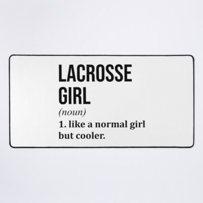 Lacrosse Girl Definition Mouse Pad Official Lacrosse Merch