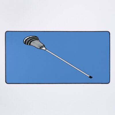 Blue Lacrosse Stick Mouse Pad Official Lacrosse Merch