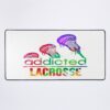 Lacrosse Addicted Watercolor Mouse Pad Official Lacrosse Merch