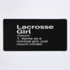 Lacrosse Girl Funny Definition: Lacrosse Gift - Lacrosse Mouse Pad Official Lacrosse Merch