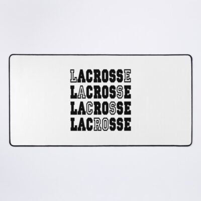 Lacrosse Word Mouse Pad Official Lacrosse Merch