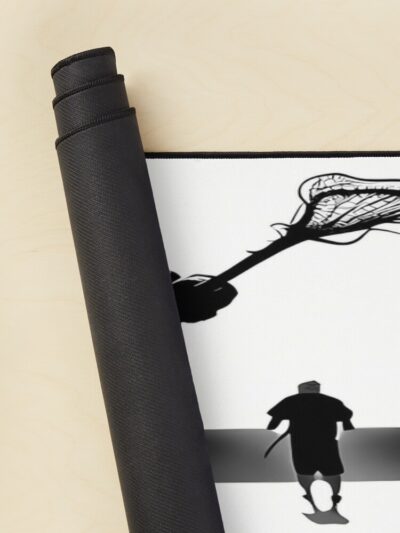 Lacrosse -High Contrast Design Mouse Pad Official Lacrosse Merch