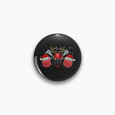 Lacrosse Funny Merry Christmas Tta Pin Official Lacrosse Merch