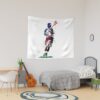 Lacrosse Player Art 2 #Sport #Lacrosse Tapestry Official Lacrosse Merch